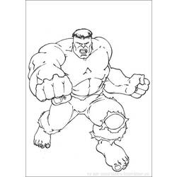 Dibujo para colorear: Hulk (Superhéroes) #79022 - Dibujos para Colorear e Imprimir Gratis