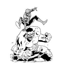 Dibujo para colorear: Hulk (Superhéroes) #79032 - Dibujos para Colorear e Imprimir Gratis