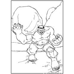Dibujo para colorear: Hulk (Superhéroes) #79033 - Dibujos para Colorear e Imprimir Gratis