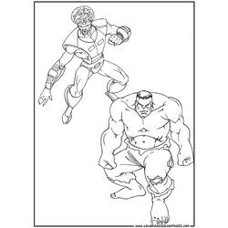 Dibujo para colorear: Hulk (Superhéroes) #79053 - Dibujos para Colorear e Imprimir Gratis