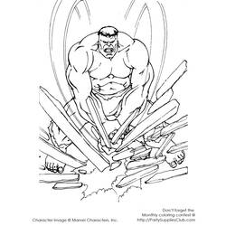 Dibujo para colorear: Hulk (Superhéroes) #79068 - Dibujos para Colorear e Imprimir Gratis