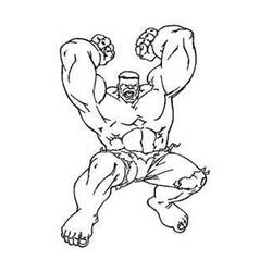 Dibujo para colorear: Hulk (Superhéroes) #79072 - Dibujos para Colorear e Imprimir Gratis