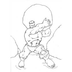 Dibujo para colorear: Hulk (Superhéroes) #79076 - Dibujos para Colorear e Imprimir Gratis
