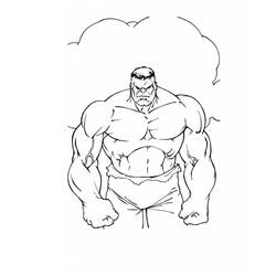 Dibujo para colorear: Hulk (Superhéroes) #79079 - Dibujos para Colorear e Imprimir Gratis