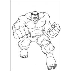 Dibujo para colorear: Hulk (Superhéroes) #79080 - Dibujos para Colorear e Imprimir Gratis