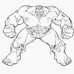 Dibujos para colorear: Hulk - Dibujos para Colorear e Imprimir Gratis