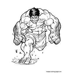 Dibujo para colorear: Hulk (Superhéroes) #79087 - Dibujos para Colorear e Imprimir Gratis
