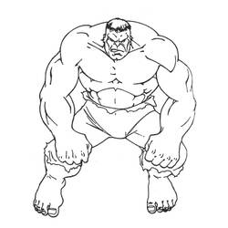 Dibujo para colorear: Hulk (Superhéroes) #79091 - Dibujos para Colorear e Imprimir Gratis