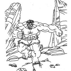 Dibujo para colorear: Hulk (Superhéroes) #79102 - Dibujos para Colorear e Imprimir Gratis
