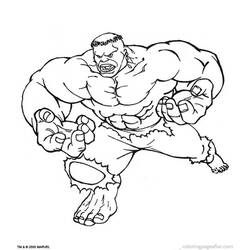 Dibujo para colorear: Hulk (Superhéroes) #79109 - Dibujos para Colorear e Imprimir Gratis
