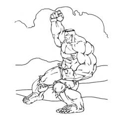 Dibujo para colorear: Hulk (Superhéroes) #79112 - Dibujos para Colorear e Imprimir Gratis