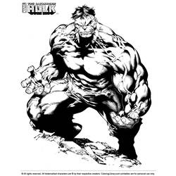 Dibujo para colorear: Hulk (Superhéroes) #79124 - Dibujos para Colorear e Imprimir Gratis