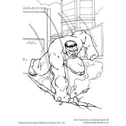 Dibujo para colorear: Hulk (Superhéroes) #79135 - Dibujos para Colorear e Imprimir Gratis