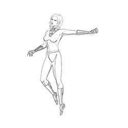 Dibujo para colorear: Invisible Woman (Superhéroes) #83222 - Dibujos para Colorear e Imprimir Gratis