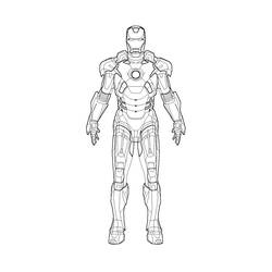 Dibujo para colorear: Iron Man (Superhéroes) #80529 - Dibujos para Colorear e Imprimir Gratis