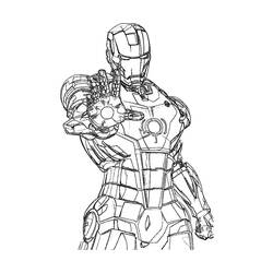 Dibujo para colorear: Iron Man (Superhéroes) #80534 - Dibujos para Colorear e Imprimir Gratis