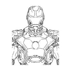 Dibujo para colorear: Iron Man (Superhéroes) #80536 - Dibujos para Colorear e Imprimir Gratis