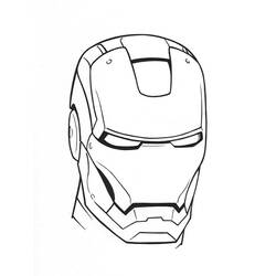 Dibujo para colorear: Iron Man (Superhéroes) #80540 - Dibujos para Colorear e Imprimir Gratis