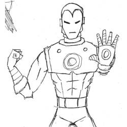Dibujo para colorear: Iron Man (Superhéroes) #80589 - Dibujos para Colorear e Imprimir Gratis