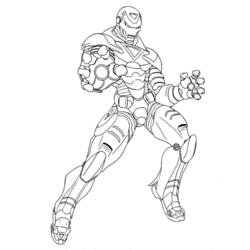 Dibujo para colorear: Iron Man (Superhéroes) #80591 - Dibujos para Colorear e Imprimir Gratis