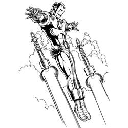 Dibujo para colorear: Iron Man (Superhéroes) #80599 - Dibujos para Colorear e Imprimir Gratis