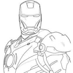 Dibujo para colorear: Iron Man (Superhéroes) #80649 - Dibujos para Colorear e Imprimir Gratis