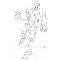 Dibujo para colorear: Iron Man (Superhéroes) #80695 - Dibujos para Colorear e Imprimir Gratis