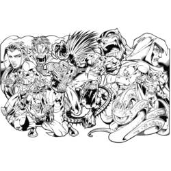 Dibujo para colorear: Marvel Super Heroes (Superhéroes) #79593 - Dibujos para Colorear e Imprimir Gratis