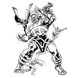 Dibujo para colorear: Marvel Super Heroes (Superhéroes) #79600 - Dibujos para Colorear e Imprimir Gratis