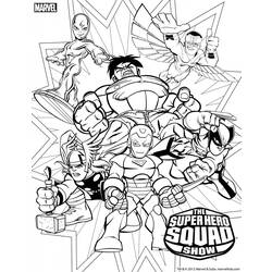 Dibujo para colorear: Marvel Super Heroes (Superhéroes) #79717 - Dibujos para Colorear e Imprimir Gratis