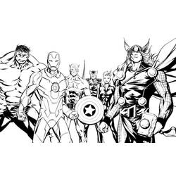 Dibujo para colorear: Marvel Super Heroes (Superhéroes) #79857 - Dibujos para Colorear e Imprimir Gratis