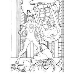 Dibujo para colorear: Mr. Fantastic (Superhéroes) #84760 - Dibujos para Colorear e Imprimir Gratis