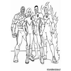 Dibujo para colorear: Mr. Fantastic (Superhéroes) #84817 - Dibujos para Colorear e Imprimir Gratis