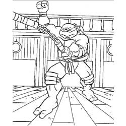 Dibujo para colorear: Ninja Turtles (Superhéroes) #75374 - Dibujos para Colorear e Imprimir Gratis