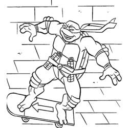 Dibujo para colorear: Ninja Turtles (Superhéroes) #75380 - Dibujos para Colorear e Imprimir Gratis