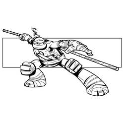 Dibujo para colorear: Ninja Turtles (Superhéroes) #75393 - Dibujos para Colorear e Imprimir Gratis