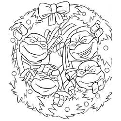 Dibujo para colorear: Ninja Turtles (Superhéroes) #75495 - Dibujos para Colorear e Imprimir Gratis