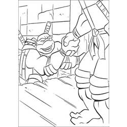 Dibujo para colorear: Ninja Turtles (Superhéroes) #75502 - Dibujos para Colorear e Imprimir Gratis