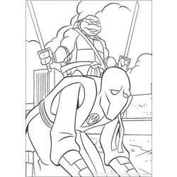 Dibujo para colorear: Ninja Turtles (Superhéroes) #75543 - Dibujos para Colorear e Imprimir Gratis
