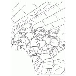 Dibujo para colorear: Ninja Turtles (Superhéroes) #75616 - Dibujos para Colorear e Imprimir Gratis