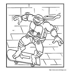 Dibujo para colorear: Ninja Turtles (Superhéroes) #75639 - Dibujos para Colorear e Imprimir Gratis