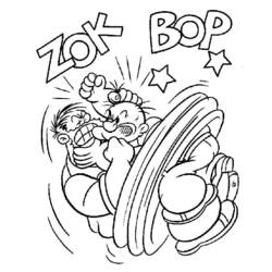Dibujo para colorear: Popeye (Superhéroes) #84731 - Dibujos para Colorear e Imprimir Gratis