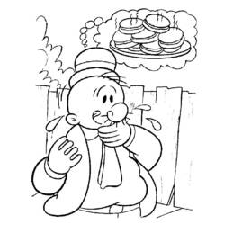 Dibujo para colorear: Popeye (Superhéroes) #84738 - Dibujos para Colorear e Imprimir Gratis