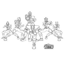 Dibujo para colorear: Power Rangers (Superhéroes) #49968 - Dibujos para Colorear e Imprimir Gratis