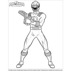Dibujo para colorear: Power Rangers (Superhéroes) #49997 - Dibujos para Colorear e Imprimir Gratis