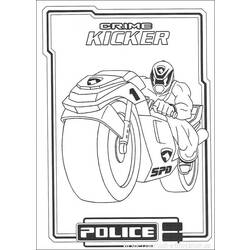 Dibujo para colorear: Power Rangers (Superhéroes) #50001 - Dibujos para Colorear e Imprimir Gratis