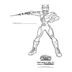 Dibujo para colorear: Power Rangers (Superhéroes) #50002 - Dibujos para Colorear e Imprimir Gratis