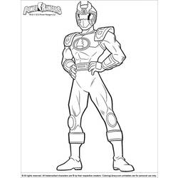 Dibujo para colorear: Power Rangers (Superhéroes) #50018 - Dibujos para Colorear e Imprimir Gratis