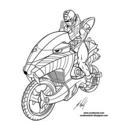 Dibujo para colorear: Power Rangers (Superhéroes) #50025 - Dibujos para Colorear e Imprimir Gratis