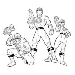 Dibujo para colorear: Power Rangers (Superhéroes) #50065 - Dibujos para Colorear e Imprimir Gratis